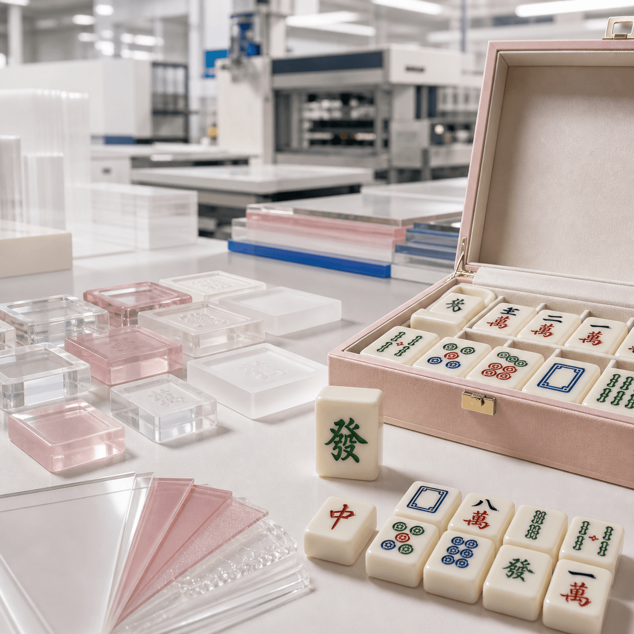 JOKKOL Mahjong manufacturing facility in Shenzhen
