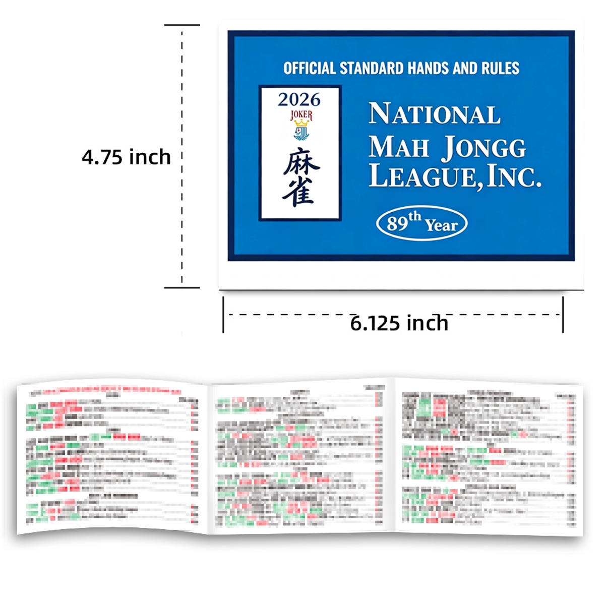 2026 Mahjong Rulebooks – Official Standard Hands & Rules Guide