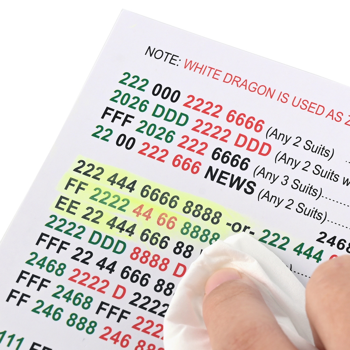 2026 Mahjong Rulebooks – Official Standard Hands & Rules Guide
